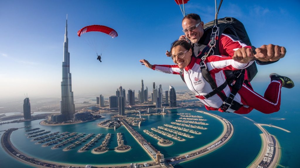 Dubai Tandem-Skydive-Erlebnis: Schweben Sie über Dubais ikonische Landschaft - Image 4
